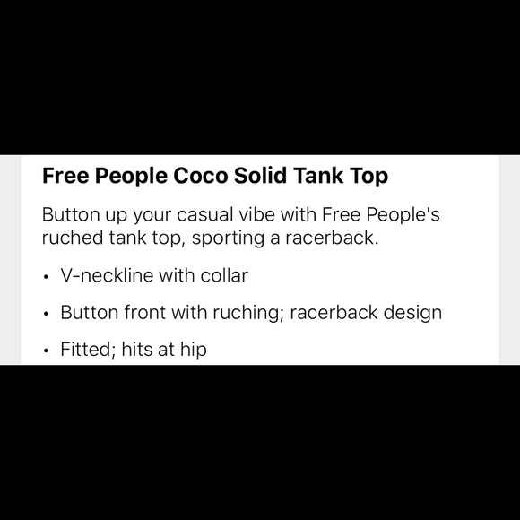 Free People Coco Solid Tank Top - Picture 4 of 4